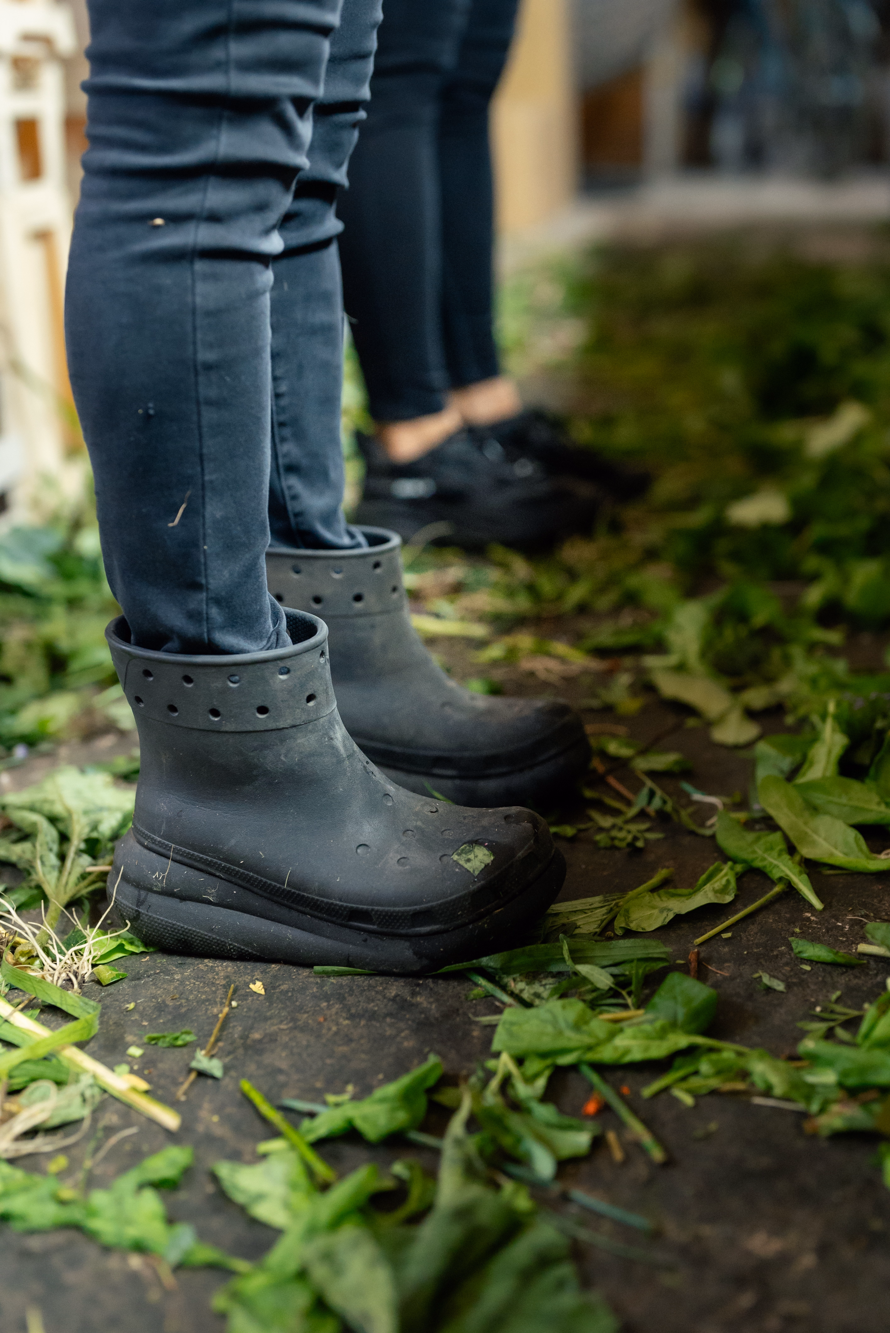 Onze Crocs, werkschoenen