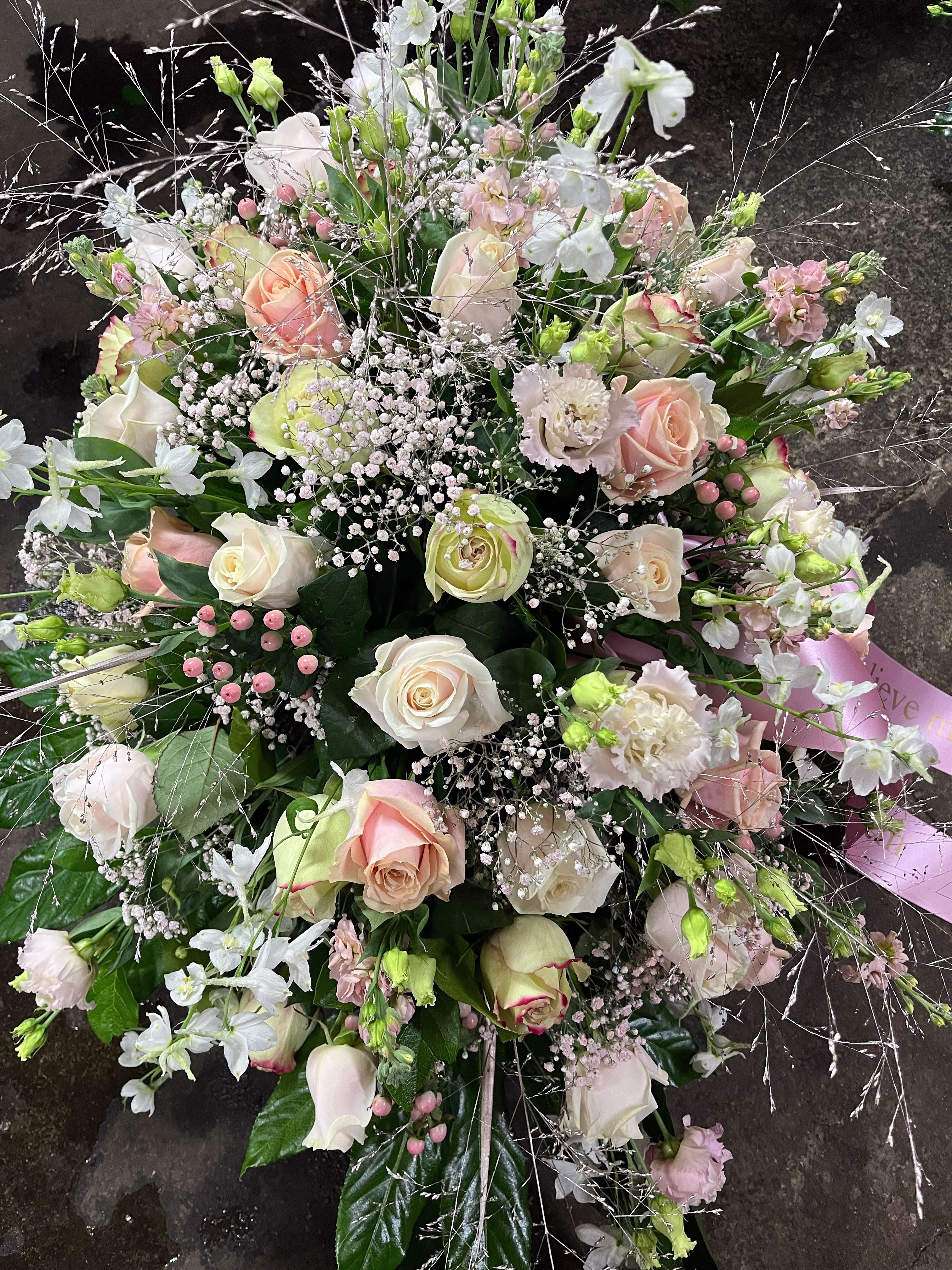 rouwstuk zachte kleuren